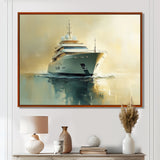 Wealth's Reflection - Boat Yacht Canvas Wall Art