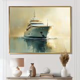 Wealth's Reflection - Boat Yacht Canvas Wall Art