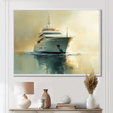Wealth's Reflection - Boat Yacht Canvas Wall Art