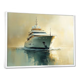 Wealth's Reflection - Boat Yacht Canvas Wall Art
