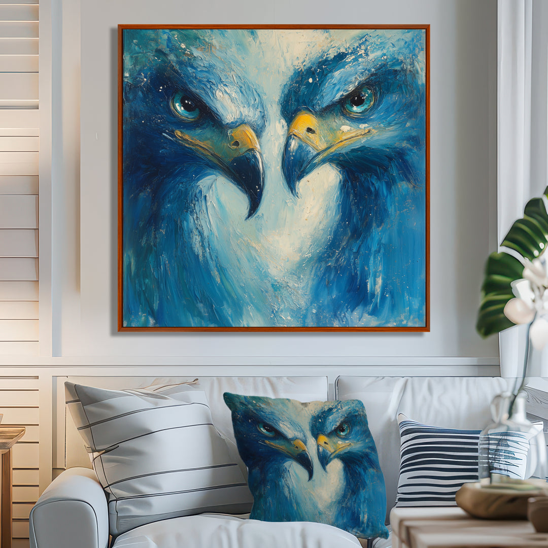 Blue Eagle Odins Eagles - Eagle Home Decor Art