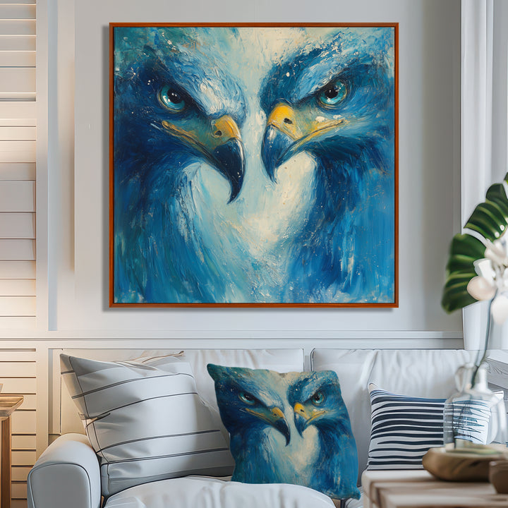 Blue Eagle Odins Eagles - Eagle Home Decor Art