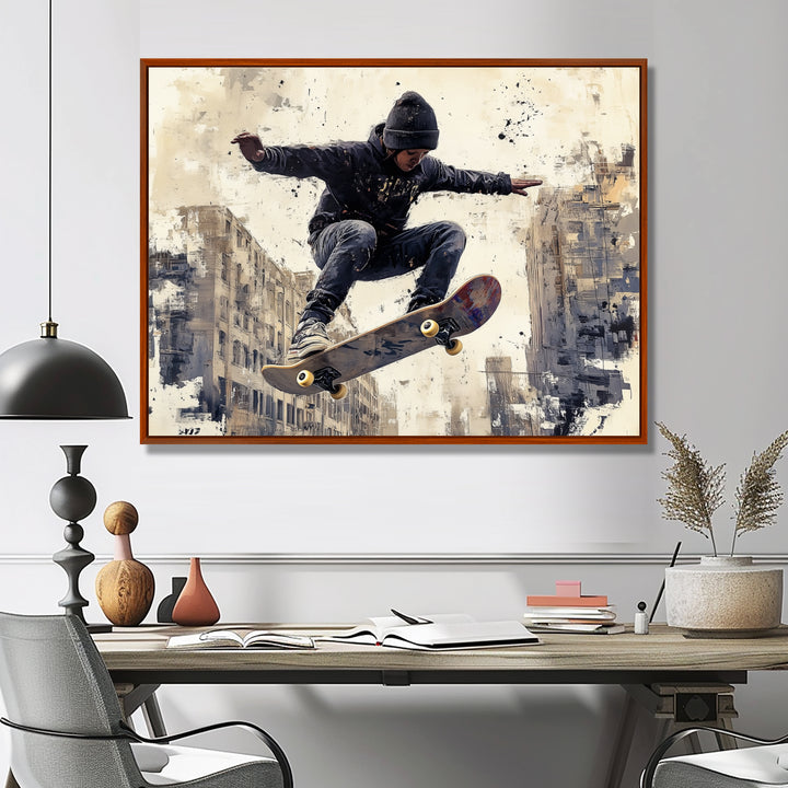 Black Skateboard Street Women&