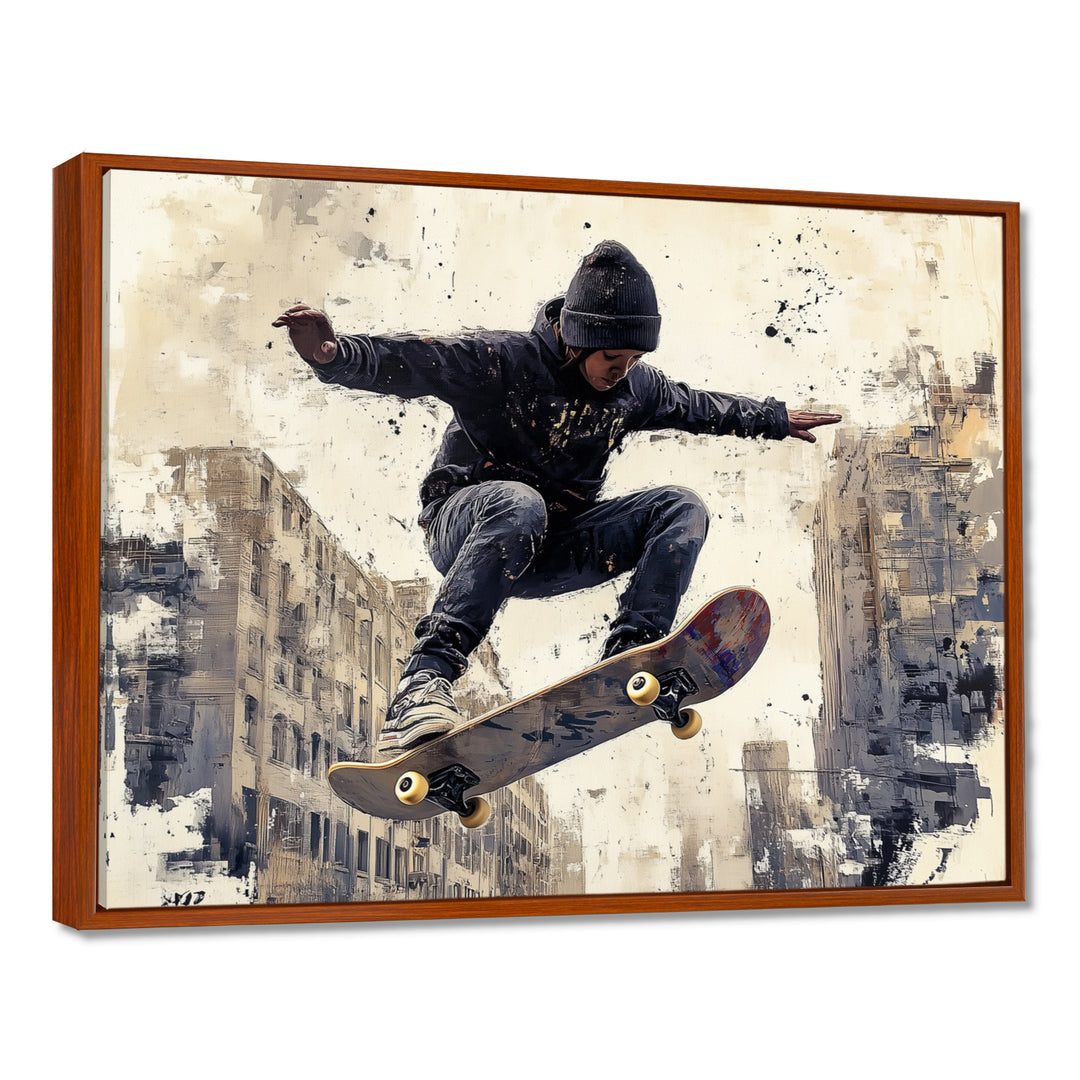 Black Skateboard Street Women&