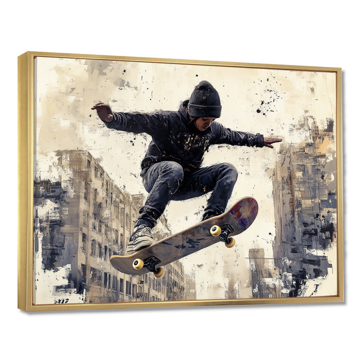 Black Skateboard Street Women&