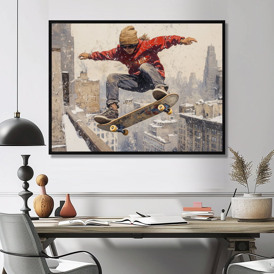 Red Skateboard Street Women&