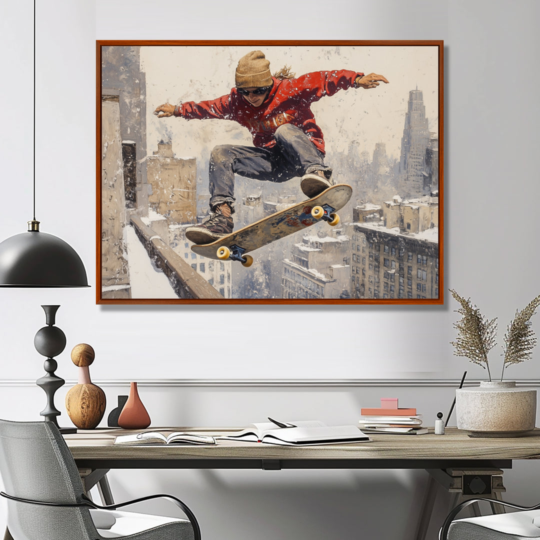 Red Skateboard Street Women&