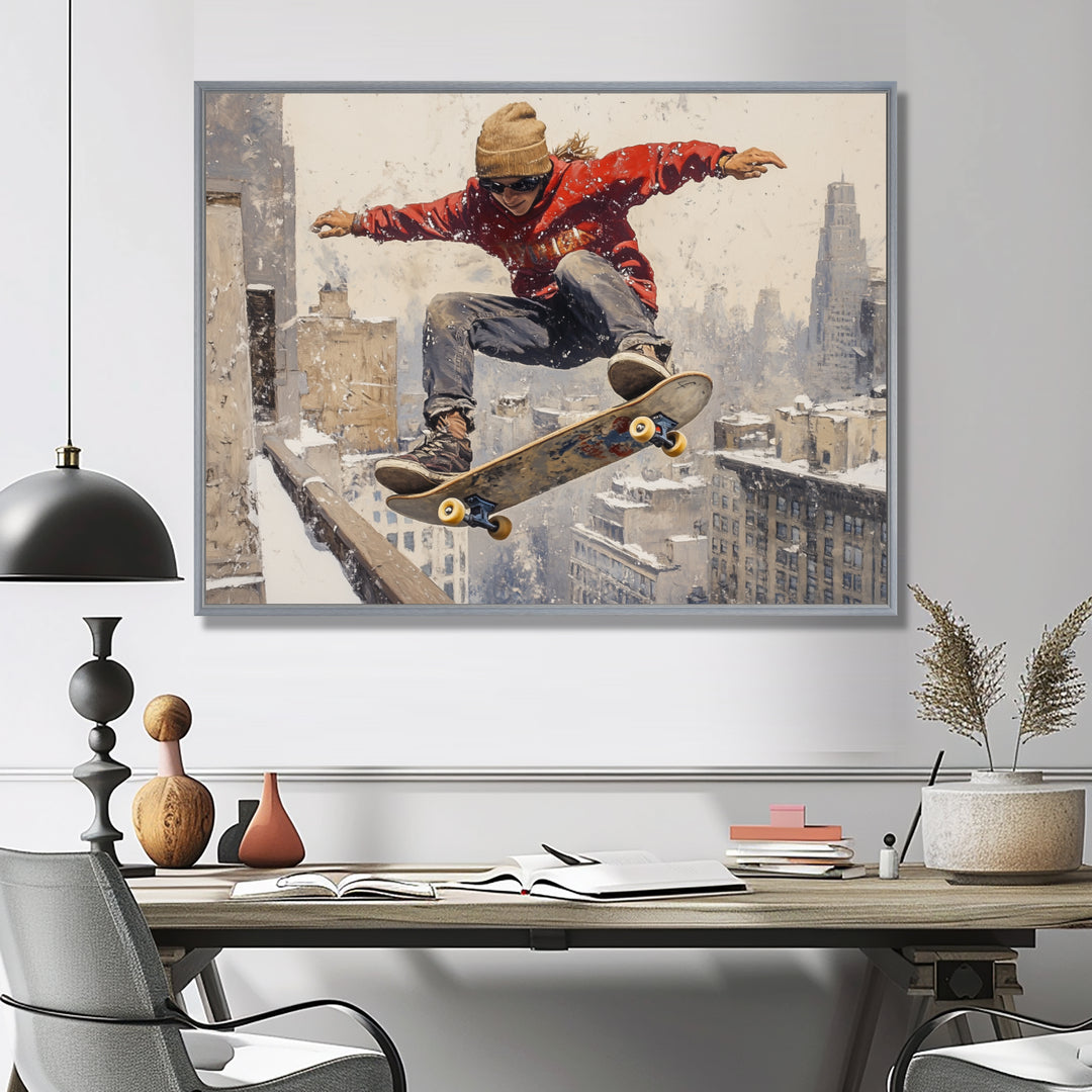 Red Skateboard Street Women&