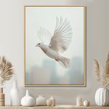 Columbidae Dove In The Urban Sky - Dove Home Decor Art