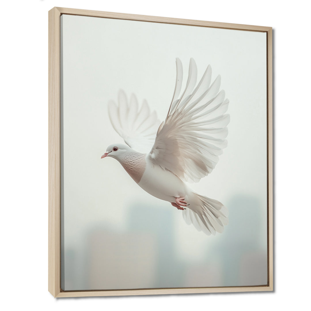 Columbidae Dove In The Urban Sky - Dove Home Decor Art