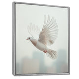 Columbidae Dove In The Urban Sky - Dove Home Decor Art