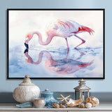 Flamingo Reflections - Flamingo Home Decor Art