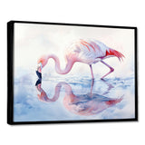 Flamingo Reflections - Flamingo Home Decor Art