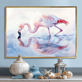 Flamingo Reflections - Flamingo Home Decor Art