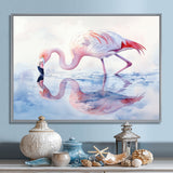 Flamingo Reflections - Flamingo Home Decor Art