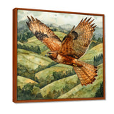 Eagle Hawk Over The Pasture - Bird Wall Art Prints