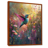 Hummingbird In The Spring Forest - Bird Wall Art Prints