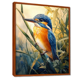 Kingfisher In The Reeds - Bird Bedroom Wall Art
