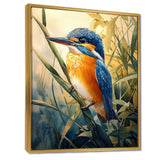 Kingfisher In The Reeds - Bird Bedroom Wall Art