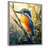 Kingfisher In The Reeds - Bird Bedroom Wall Art