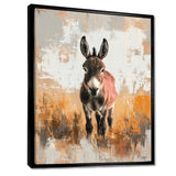 Minimalism Donkey Portrait Guardian Of The Hills - Donkey Wall Decor