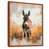 Minimalism Donkey Portrait Guardian Of The Hills - Donkey Wall Decor