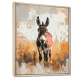 Minimalism Donkey Portrait Guardian Of The Hills - Donkey Wall Decor