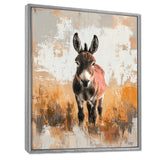 Minimalism Donkey Portrait Guardian Of The Hills - Donkey Wall Decor