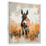 Minimalism Donkey Portrait Guardian Of The Hills - Donkey Wall Decor