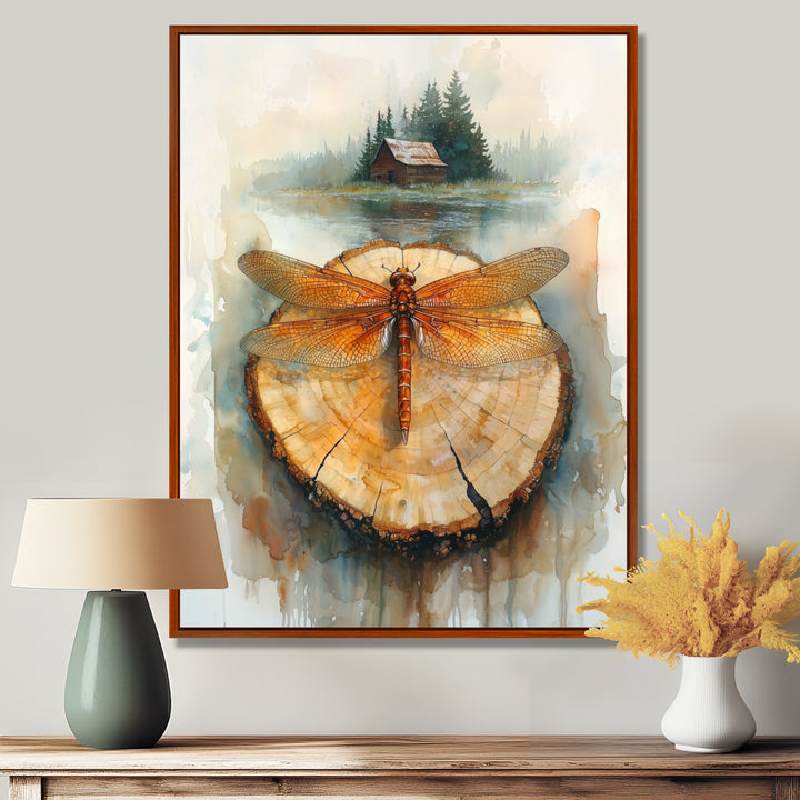 Dragonfly Lake At The Barn On Slide - Dragonfly Wall Decor