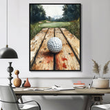 Abstract Golf Ball Swing Of Perfection I - Golf Canvas Wall Art