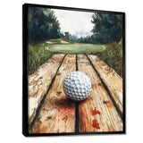 Abstract Golf Ball Swing Of Perfection I - Golf Canvas Wall Art
