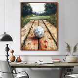 Abstract Golf Ball Swing Of Perfection I - Golf Canvas Wall Art