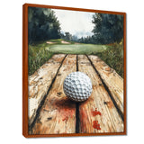 Abstract Golf Ball Swing Of Perfection I - Golf Canvas Wall Art