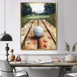 Abstract Golf Ball Swing Of Perfection I - Golf Canvas Wall Art
