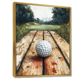 Abstract Golf Ball Swing Of Perfection I - Golf Canvas Wall Art