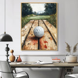 Abstract Golf Ball Swing Of Perfection I - Golf Canvas Wall Art