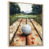 Abstract Golf Ball Swing Of Perfection I - Golf Canvas Wall Art