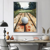 Abstract Golf Ball Swing Of Perfection I - Golf Canvas Wall Art