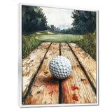 Abstract Golf Ball Swing Of Perfection I - Golf Canvas Wall Art