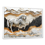 Abstract Gallop Horse Into The Forest - Horse Wall Art Prints