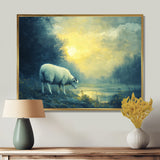 Countryside Sheep Pastoral Dream - Sheep Large Canvas Wall Art