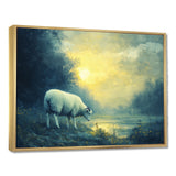 Countryside Sheep Pastoral Dream - Sheep Large Canvas Wall Art