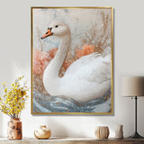 Pink Goose Reflections Of Elegance - Goose Wall Decor