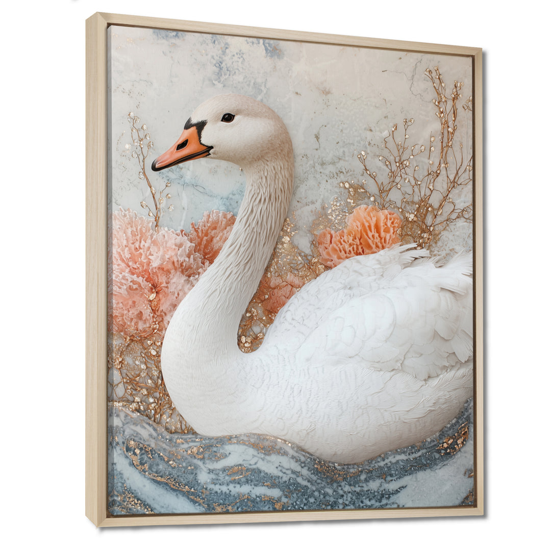 Pink Goose Reflections Of Elegance - Goose Wall Decor