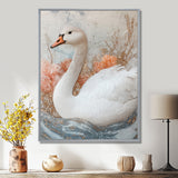 Pink Goose Reflections Of Elegance - Goose Wall Decor