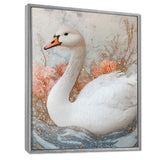 Pink Goose Reflections Of Elegance - Goose Wall Decor