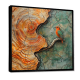 Woodpecker With Wood Slide Harmony - Woodpecker Bird Wall Decor