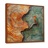 Woodpecker With Wood Slide Harmony - Woodpecker Bird Wall Decor