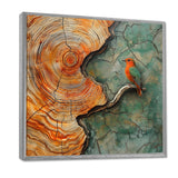 Woodpecker With Wood Slide Harmony - Woodpecker Bird Wall Decor